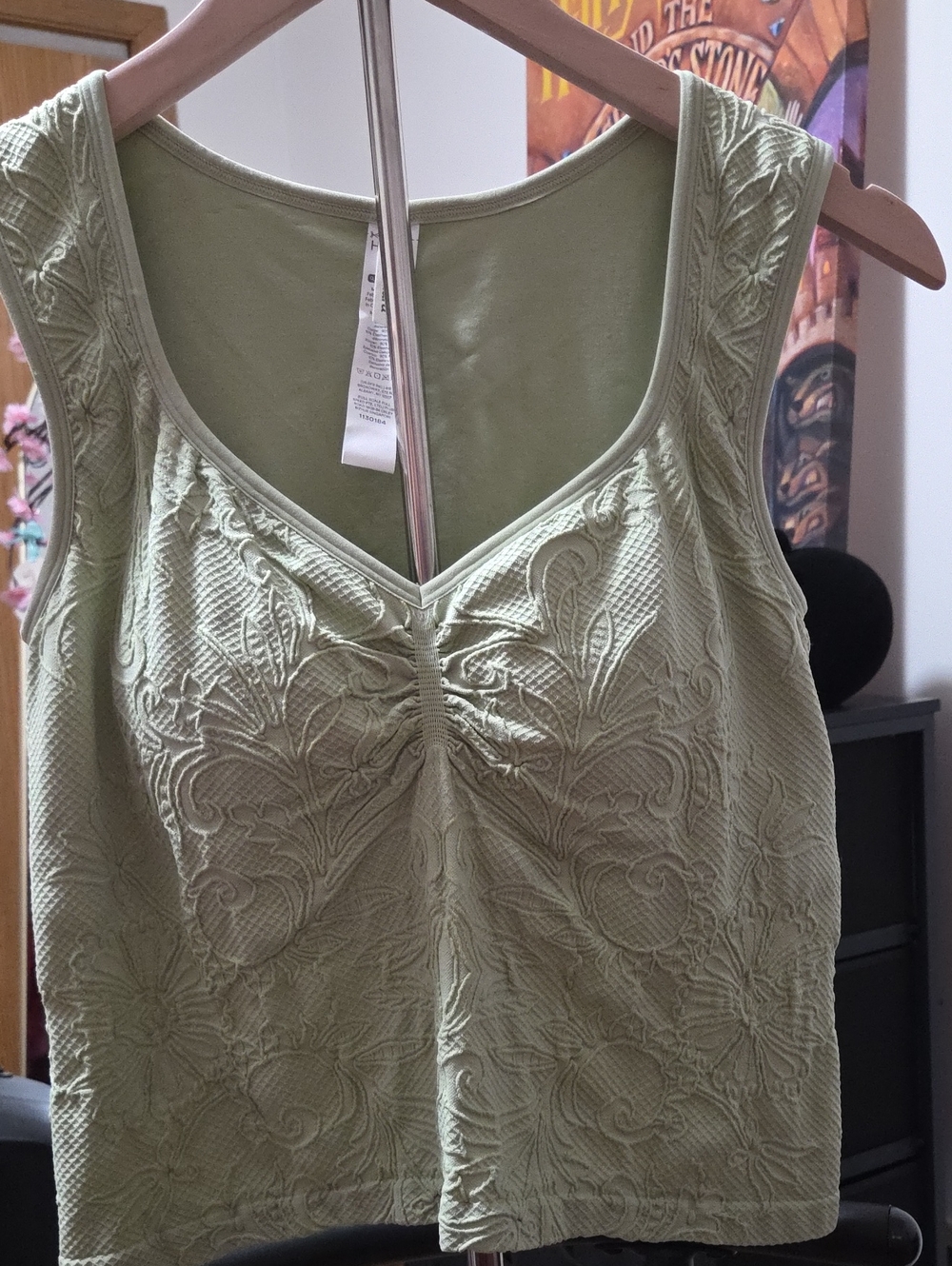 Halara Floral Crop Shirt (Brand new w/o Tag) - Picture 5 of 6